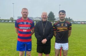 Colt-Shanahoe Referee Pat Moran Danny Brennan Park-Ratheniska-Timahoe