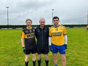 Shane Keane The Heath Eric Ward Referee Brendan Hickey St Joseph's
