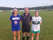 Eva Galvin St Conleth's Referee Aisling Saunders Portlaoise