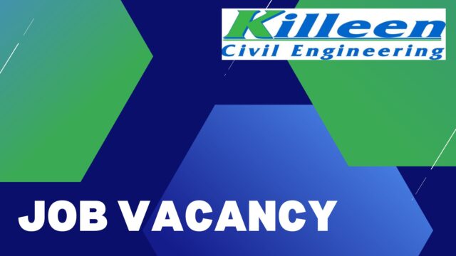 Killeen Civil Engineering seeking full time junior admin officer