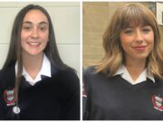 Niamh Conroy and Sophie MacNamara Leaving Cert 2023 Scoil Chriost Ri