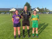 St Brigid's Referee Mick Tarpey Aoidean Delaney Park Ratheniska