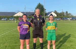 St Brigid's Referee Mick Tarpey Aoidean Delaney Park Ratheniska