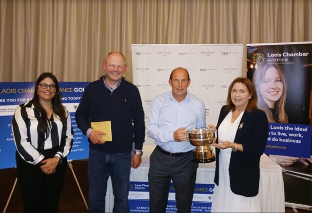 The Winning Cellnex Team of the Laois Chamber Golf Classic