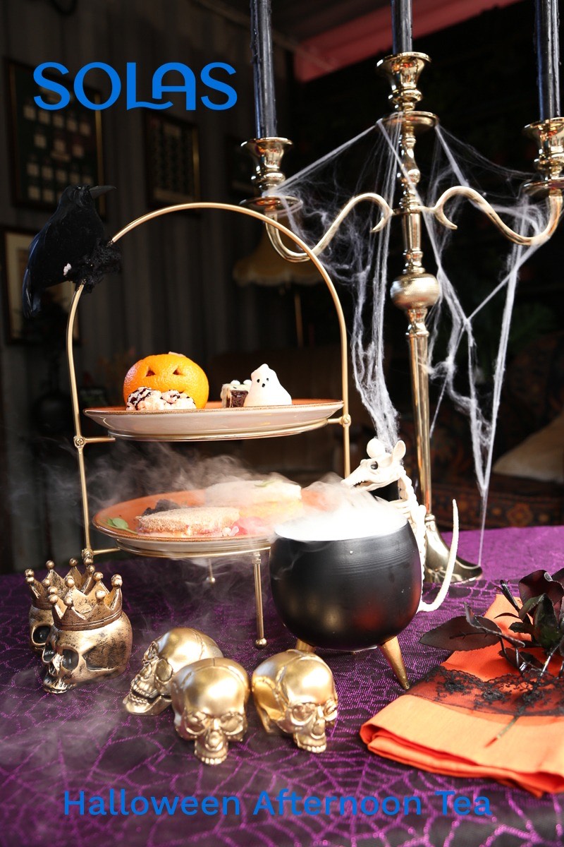 Halloween afternoon tea at Solas