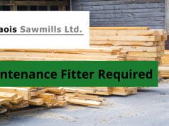 Laois Sawmills job ad for maintenance fitter on LaoisToday