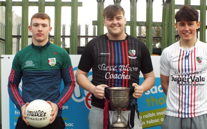 Cathal Lee Clonaslee, Declan White Kilcavan, Finn Culleton Mountmellick U-20 B FC final