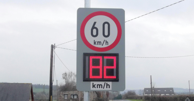 Speed Radar Sign