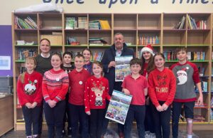 Sean Hall and Tommy Fitzgerald Principal Rath NS , Ballybrittas