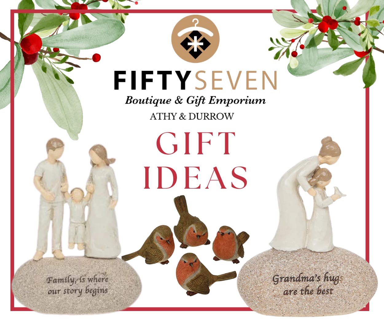 Christmas gift ideas from Fifty Seven Boutique