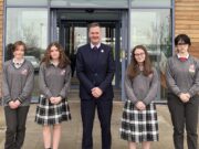 Aoibheann Grundy, Isabel Stafford, Mr Noel Daly, Caoimhe Murphy, Julia Dabasi