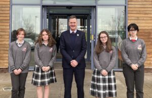 Aoibheann Grundy, Isabel Stafford, Mr Noel Daly, Caoimhe Murphy, Julia Dabasi