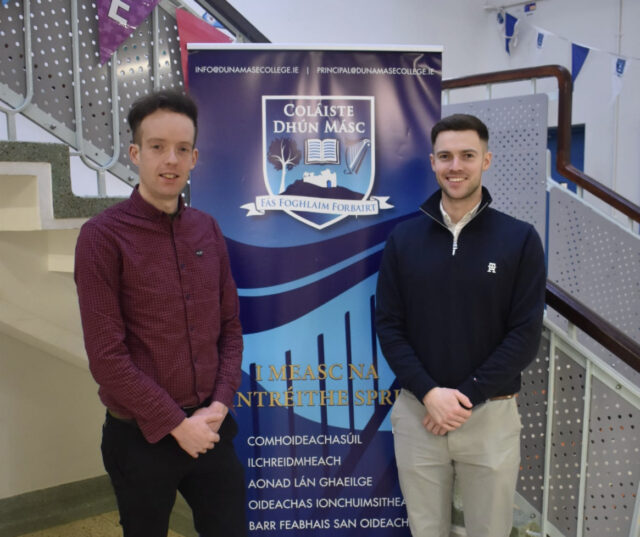 Tomás Ni Murchú and Colin Waters Dunamase College