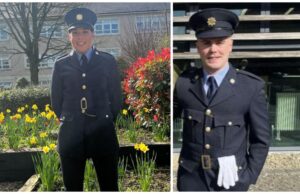 Garda Stephanie Carter and Paul O'Flynn