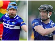 Tomas Keyes and Aaron Dunphy Laois senior hurlers