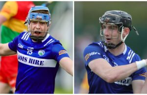 Tomas Keyes and Aaron Dunphy Laois senior hurlers