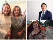 Thomasina Connell Nancy Pelosi Eoin Barry and Rosie Palmer