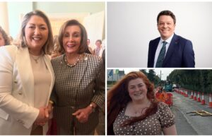 Thomasina Connell Nancy Pelosi Eoin Barry and Rosie Palmer