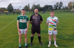 Portlaoise Ben O'Connor Referee Brendan Hickey Killeshin-Crettyard-Spink MFC Semi Final