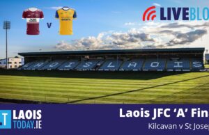 LaoisToday Live Blog Laois JFC ‘A’ Final - Kilcavan v St Joseph’s