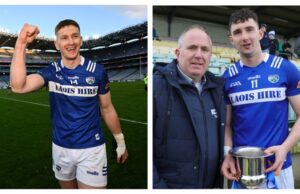 Laois footballers and hurlers Evan O'Carroll and Aaron Dunphy