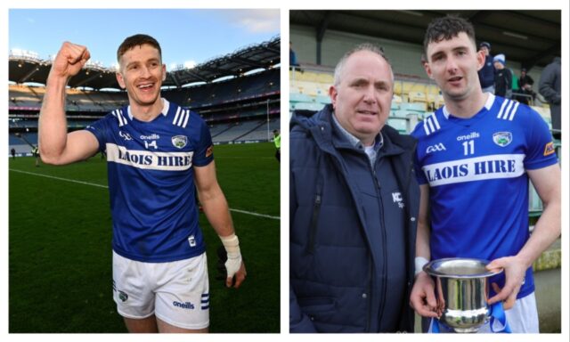 Laois footballers and hurlers Evan O'Carroll and Aaron Dunphy