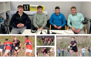 Eoin Johnson, Darragh Farrell, Sam Lynch and Robbie Farrell of Ardscoil na Trionoide