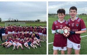 Heywood CS First Year 2025 South Leinster C Champions Tom Fingleton and John Kelly