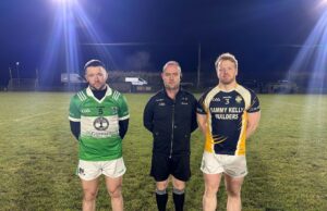Paddy Keating Rosenallis Tom Kennedy Referee James Kelly Crettyard