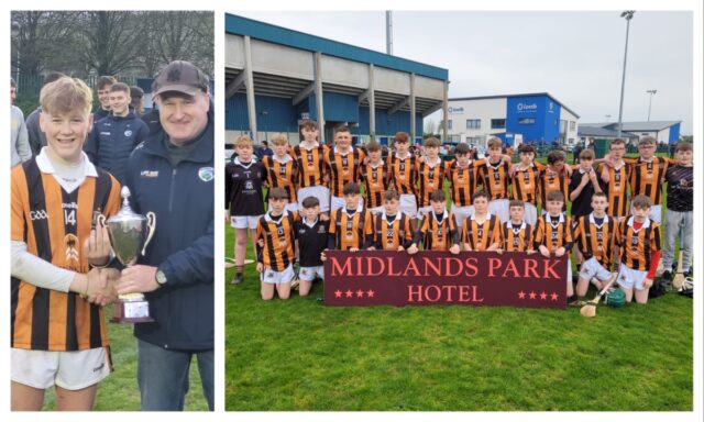 Camross Feile Winners Captain Tadhg Lowry