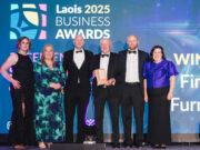 Finline Furniture, Excellence in Sustainability and Climate Action award winners at the recent Laois Chamber awards in the Heritage Hotel in Killenard