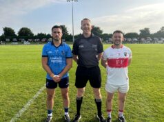 Ballyroan-Abbey emo Referee Seamus Mulhare Conor Brennan Shane Murphy