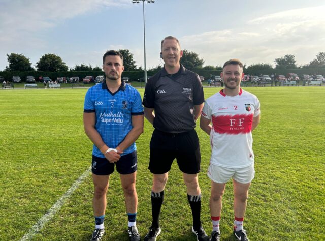 Ballyroan-Abbey emo Referee Seamus Mulhare Conor Brennan Shane Murphy